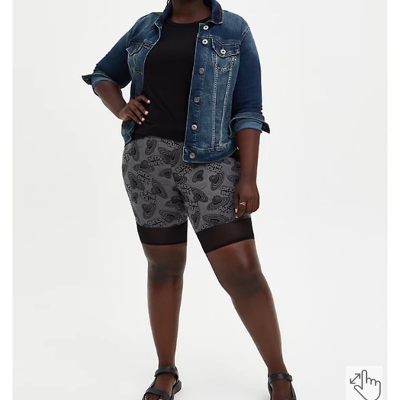 TORRID space jam 2 mesh panel bike shorts! - Picture 2 of 6